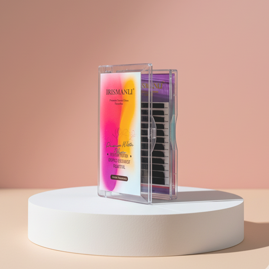 Belle Classic Lash Trays – Curvatura C | Grosor 0.15 | Largo 8–14 mm