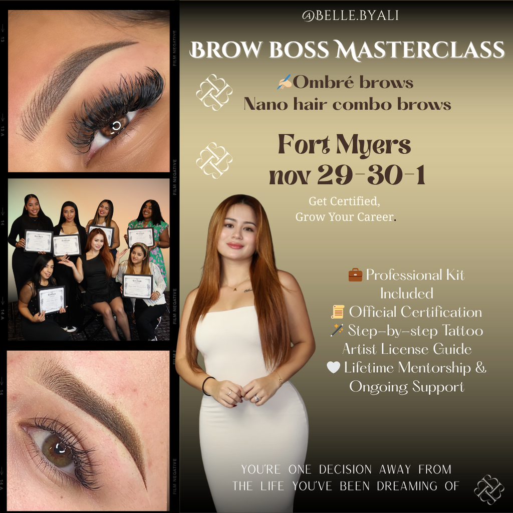 Brow boss experience fort Myers private small group class