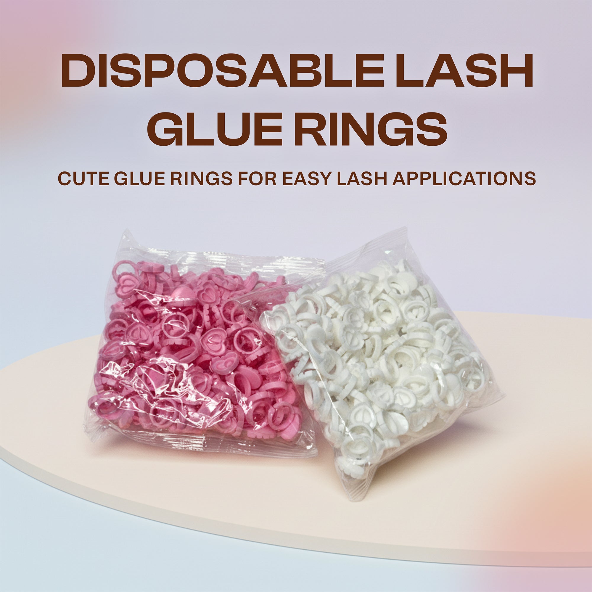 Disposable Lash Glue Rings (100 pcs)