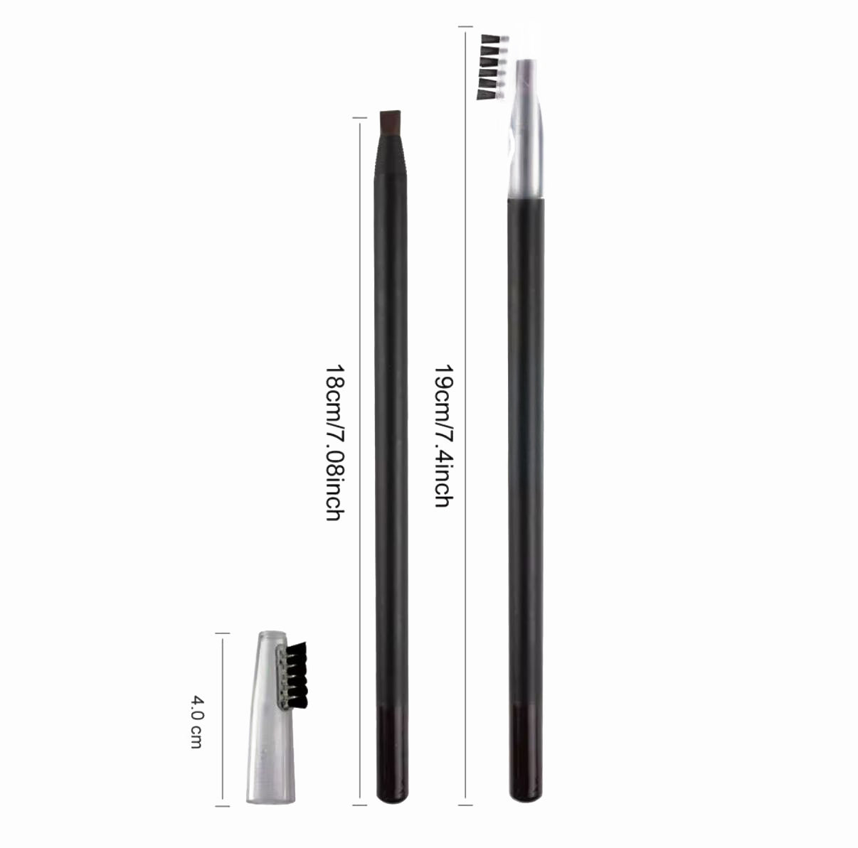 Belle Dual Brow Brush – Precision Angled & Spoolie