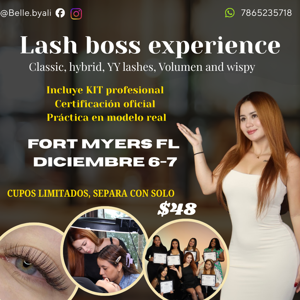 LASH BOSS EXPERIENCE FORT MYERS Dic 6-7