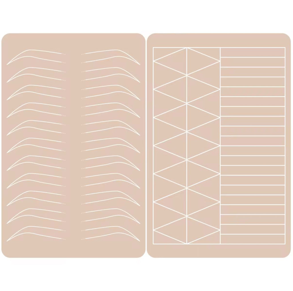 Belle Practice Skin Sheets – Brow & Shape Outlines
